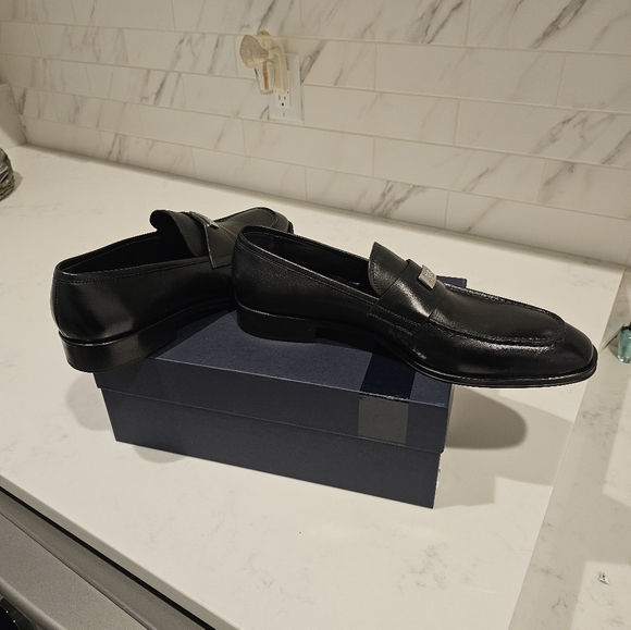 Brand new black luxury formal loafers shoes by Cavalli Class - Picture 2 of 6